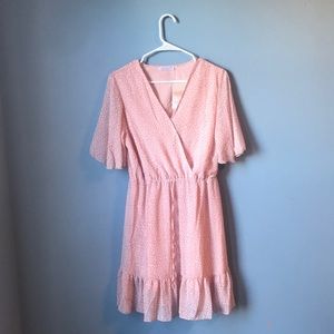Kirundo dress, size medium! New with tags! Pink with white details.